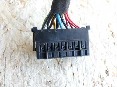 Mercedes Seat Control Module Wire Connector 14 Pole, Driver's Front Left A2205453728 W2213